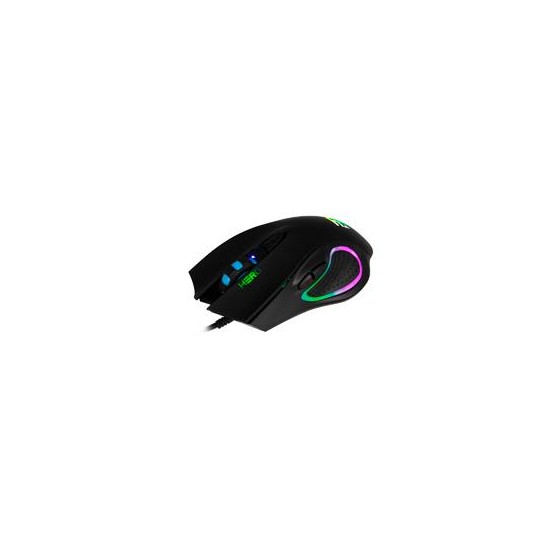 MOUSE GAMER BALAM RUSH HERO / ALAMBRICO USB / OPTICO / 3200 DPI AJUSTABLE / ILUMINACION LED / NEGRO / BR-929684