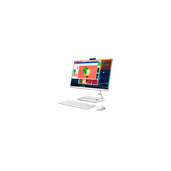 LENOVO IDEACENTRE AIO 3 24ALC6/RYZEN 5 5500U 2.1 GHZ/8GB-4GB Y 4GB DDR4-3200 MAX 16GB/512GB SSD/23.8 FHD TOUCH/COLOR BLANCO/WI