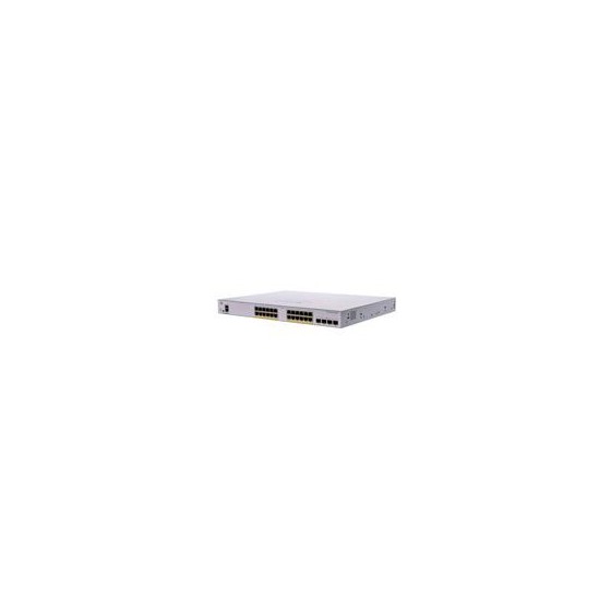 SWITCH CISCO BUSINESS CBS, 24 PUERTOS 10/100/1000 MBPS, ADMINISTRABLE, 4 PUERTOS SFP, FULL 370W POE, CAPA 3