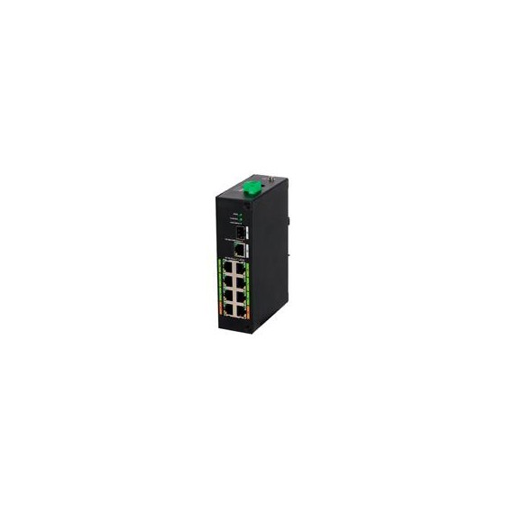 SWITCH/DAHUA/DH-LR2110-8ET-120/SWITCH EPOE 8 PUERTOS/ HASTA 800 MTS CON CYaMARAS EPOE/ 120 WATTS/ SWITCHING 8.8G/ IEEE802.3AF/