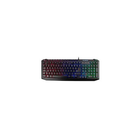 TECLADO GAMER BALAM RUSH BALACK KG320 / ALAMBRICO USB / ILUMINACION LED / MULTIMEDIA / ESPAYOL / 118 TECLAS / NEGRO / BR-929