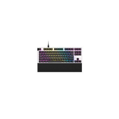 TECLADO MECANICO NZXT FUNCTION TENKEYLESS / BLANCO / REPOSA MUYECAS / INGLES / RGB / GAMER