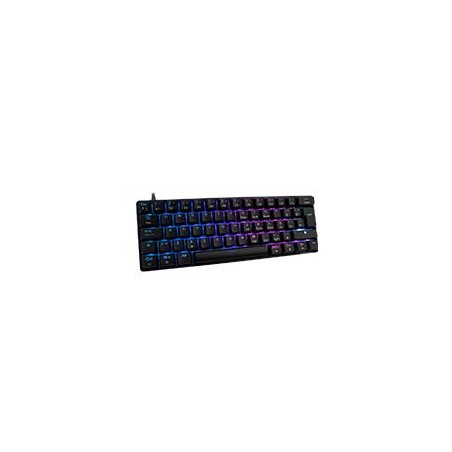 TECLADO GAMER BALAM RUSH DOMINATE GK550 / ALAMBRICO USB / MECANICO / ILUMINACION RGB / TECLAS PROGRAMABLES / ESPAYOL / 62 TE