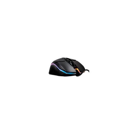 MOUSE GAMER BALAM RUSH HELIUM / ALAMBRICO USB / 1200 DPI CONFIGURABLE / 7 BOTONES + SCROLL / ILUMINACION RGB / OPTICO / NEGRO 