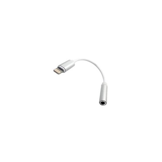 CABLE BROBOTIX LIGHTNING A AUDIO HEMBRA 13CM PARA IPHONE