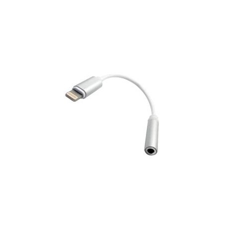 CABLE BROBOTIX LIGHTNING A AUDIO HEMBRA 13CM PARA IPHONE