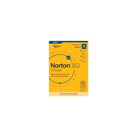 NORTON 360 DELUXE / TOTAL SECURITY/ 5 DISPOSITIVOS/ 1 AYO (CAJA)