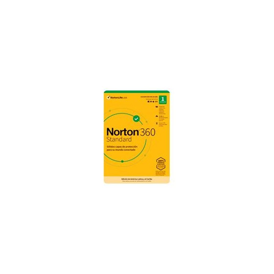 NORTON 360 STANDARD / INTERNET SECURITY 1 DISPOSITIVO 1 AYAO (CAJA)