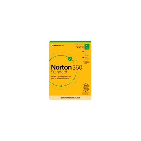 NORTON 360 STANDARD / INTERNET SECURITY 1 DISPOSITIVO 1 AYAO (CAJA)