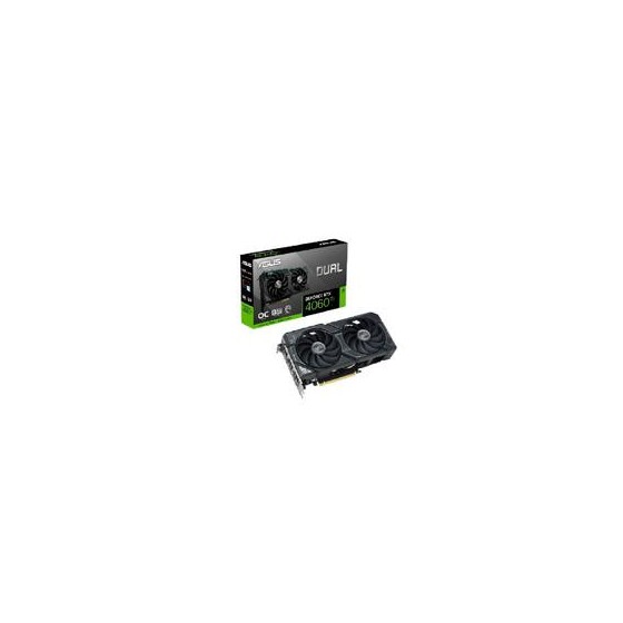 TARJETA DE VIDEO ASUS NVIDIA RTX4060TI/PCIE X16 4.0/8GB GDDR6/HDMI/3XDP/ESTANDAR/GAMA MEDIA