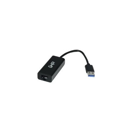 ADAPTADOR GHIA TARJETA DE RED EXTERNA GIGABIT ALTA VELOCIDAD USB 3.0 A RED ETHERNET RJ45 1GBPS