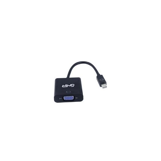 ADAPTADOR GHIA CONVERTIDOR DE VIDEO MINI DISPLAYPORT MACHO A VGA HEMBRA