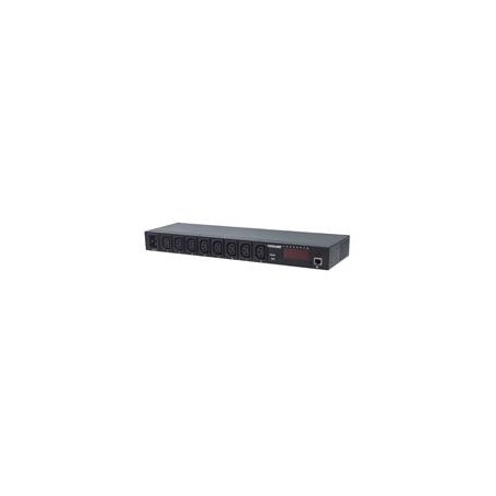 BARRA PDU,INTELLINET,163682,  8 CONT. GAB/RACK 19, 1U, INTELIGENTE CON MONITOREO