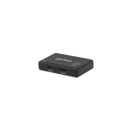 VIDEO SPLITTER,MANHATTAN,207669, HDMI 4K@30HZ, 1 IN:2 OUT,  AC