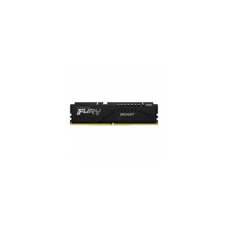 MEMORIA RAM KINGSTON DIMM DDR5 16GB 6000MT/S FURY BEAST BLACK CL40 288PIN 1.35V C/DISIPADOR DE CALOR P/PC/GAMER/ALTO RENDIMIEN