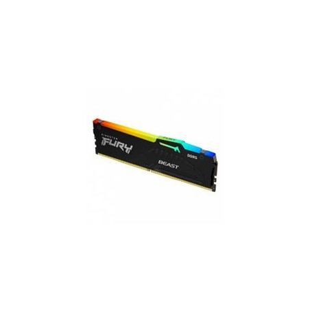 MEMORIA RAM KINGSTON DIMM DDR5 16GB 5600MT/S FURY BEAST BLACK RGB CL40 288PIN 1.25V C/DISIPADOR DE CALOR P/PC/GAMER/ALTO RENDI