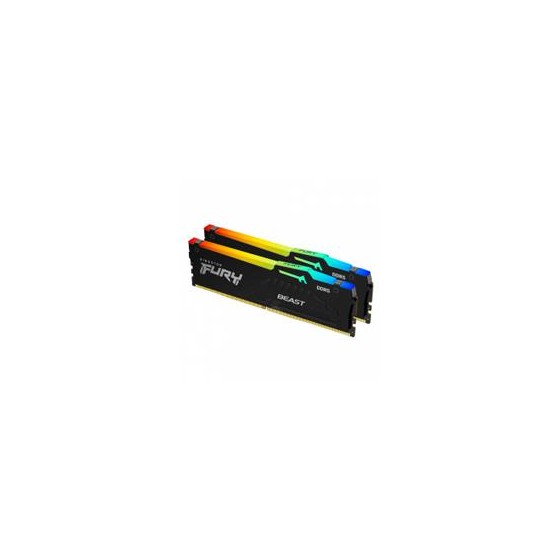 MEMORIA RAM KINGSTON FURYBEAST DDR5 RGB 64GB 5200MHZ (KIT2)(KF552C40BBAK2-64)