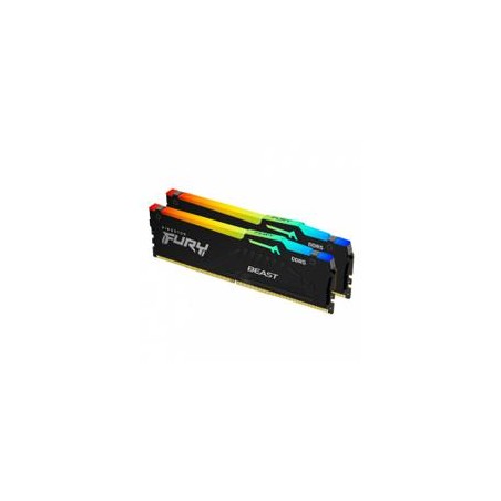 MEMORIA RAM KINGSTON FURYBEAST DDR5 RGB 64GB 5200MHZ (KIT2)(KF552C40BBAK2-64)