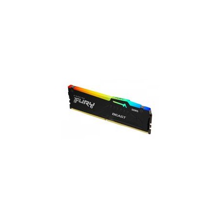 MEMORIA RAM KINGSTON DIMM DDR5 32GB 5200MT/S FURY BEAST BLACK XMP RGB CL40 288PIN 1.25V C/DISIPADOR DE CALOR P/PC/GAMER/ALTO R