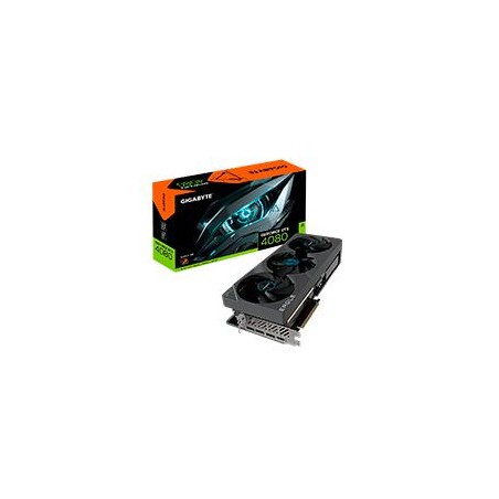 TARJETA DE VIDEO GIGABYTE NVIDIA RTX4080 PCIE X16 4.0/16GB/GDDR6X/256BIT/ESTANDAR/GAMA ALTA/GAMER