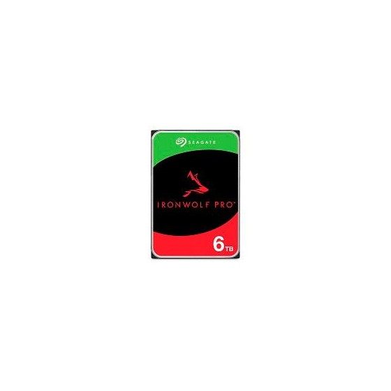 DISCO DURO INTERNO SEAGATE IRONWOLF PRO 6TB 3.5 ESCRITORIO SATA3 6GB/S 256MB 7200RPM 24X7 HOT-PLUG NAS SIN LIMITE DE BAHIAS