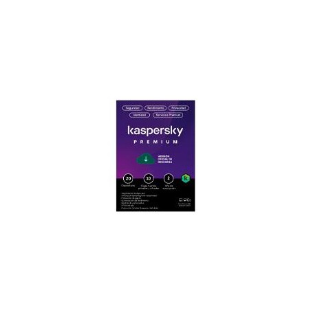 ESD KASPERSKY PREMIUM (TOTAL SECURITY) / 20 DISPOSITIVOS / 10 CUENTAS KPM / 2 AYOS