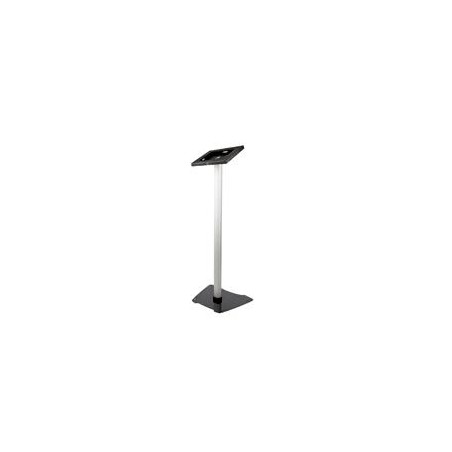 PEDESTAL CON SEGURO PARA IPAD - BASE DE PISO METALICA SEGURA CON ALTURA FIJA - CON SOPORTE PARA IPAD AIR, IPAD PRO DE 9.7 - ST