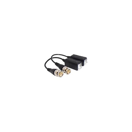 PAR DE TRANSCEPTORES PASIVOS GHIA VIDEO BALUN AHD /CVBS/CVI/TVI / CON EXTENSION / DISTANCIA DE HASTA 350 MTS A 720P / RESOLUCI