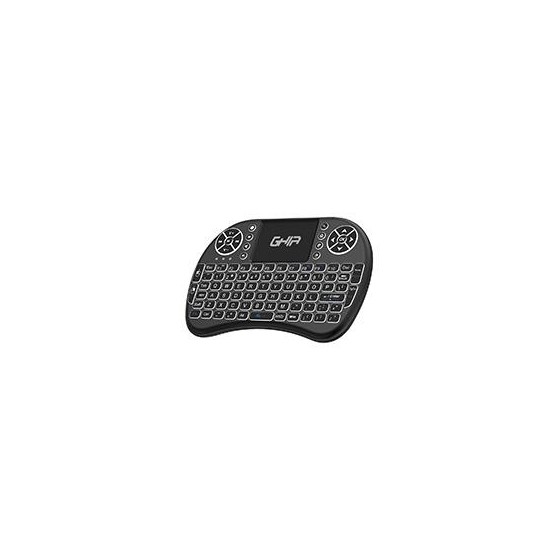 MINI TECLADO INALAMBRICO GHIA CON TOUCH PAD PARA SMART TV, TV SMART BOX Y PC