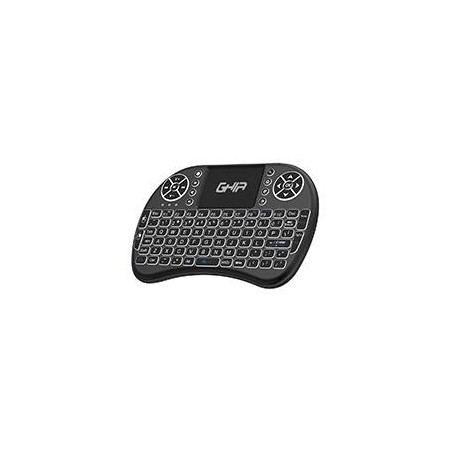 MINI TECLADO INALAMBRICO GHIA CON TOUCH PAD PARA SMART TV, TV SMART BOX Y PC