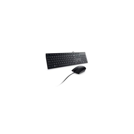 KIT TECLADO Y MOUSE DELL KM300C | ALAMBRICO DE 105 TECLAS EN ESPAYOL COLOR NEGRO