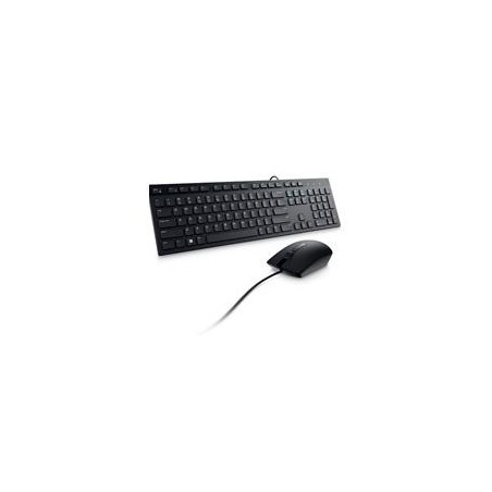 KIT TECLADO Y MOUSE DELL KM300C | ALAMBRICO DE 105 TECLAS EN ESPAYOL COLOR NEGRO