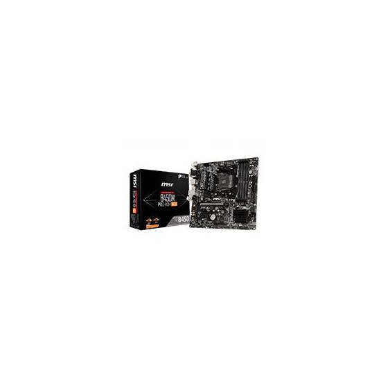 MB MSI B450 AMD S-AM4 3A GEN/4X DDR4 2666/HDMI/VGA/DVI/M.2/4X USB 3.2/MICRO ATX/GAMA MEDIA