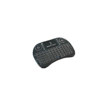 TECLADO MINI INALAMBRICO TOUCH PAD CON ILUMINACION CONECTOR USB PERFECT CHOICE - NEGRO