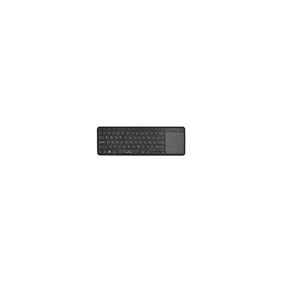 TECLADO INALAMBRICO CON TOUCH PAD TECLAS DE TIJERA Y ACCESOS RAPIDOS CONECTOR USB PERFECT CHOICE - NEGRO