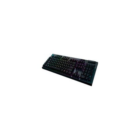 TECLADO MECYNICO LOGITECH G915 GAMING CARBON RGB SIN TECLADO NUMYRICO, BLUETOOTH, INALYMBRICO LIGHTSPEED 1MS RECARGABLE