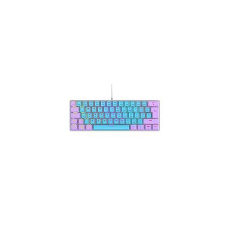 TECLADO MECANICO 60 OCELOT CREATORS COLOR WAY AZUL CON MORADO, TIPO DE SWITCH AZUL