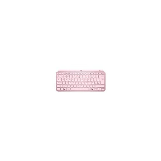 TECLADO LOGITECH MX KEYS MINI ROSE ILUMINADO MASTER SERIES INALAMBRICO BOLT BLUETOOTH USB-C USB