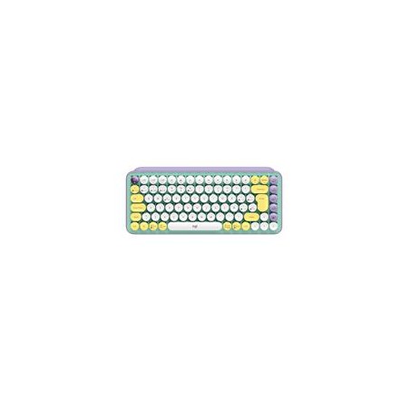 TECLADO MECANICO POP KEYS DAY DREAM INALAMBRICO CON TECLAS DE EMOJI PERSONALIZABLE MULTI DISP. BT. RECEPTOR BOLT