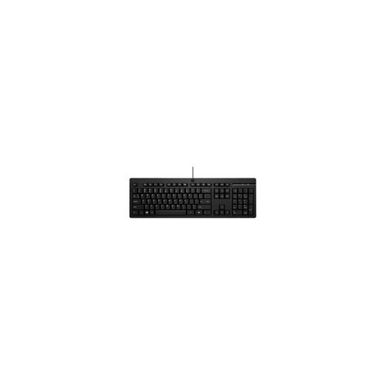 TECLADO ALAMBRICO HP 25 QWERTY ESPA NEGRO USB