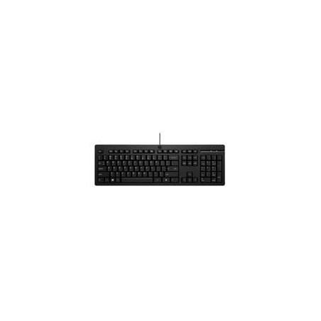 TECLADO ALAMBRICO HP 25 QWERTY ESPA NEGRO USB