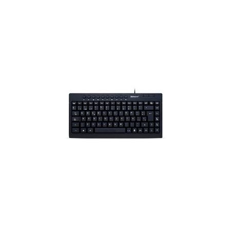 TECLADO BROBOTIX  MINI MULTIMEDIA, ALAMBRICO USB, NEGRO