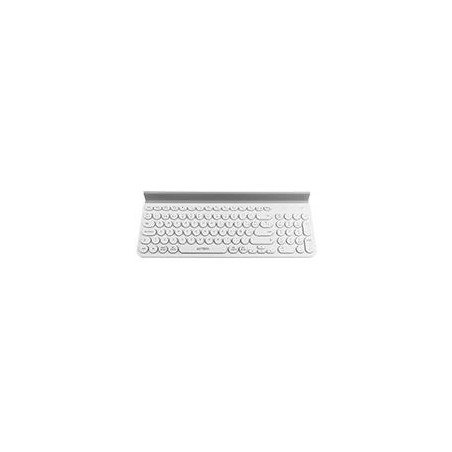 TECLADO ACTECK INSPIRE COMP TI695 / INALAMBRICO / DUAL / MULTIDISPOSITIVO / ESPAYOL / 97 TECLAS / BLANCO  / AC-934213