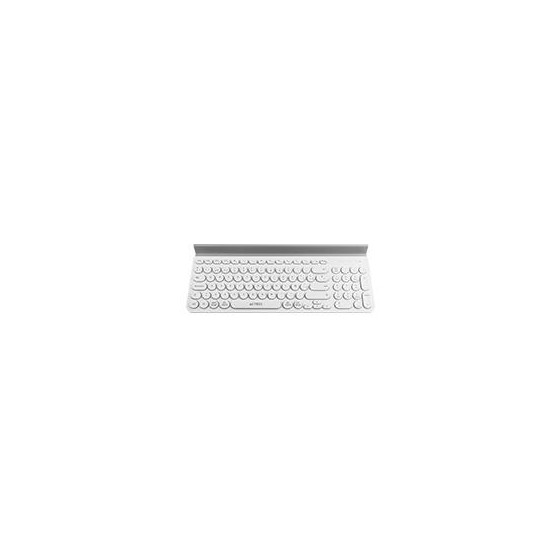 TECLADO ACTECK UNY COMP TI685 / INALAMBRICO / DUAL / MULTIDISPOSITIVO / TKL / ESPAYOL / 88 TECLAS / BLANCO  / AC-934190