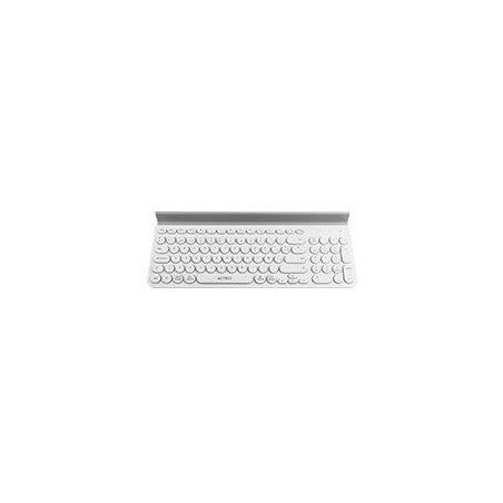 TECLADO ACTECK UNY COMP TI685 / INALAMBRICO / DUAL / MULTIDISPOSITIVO / TKL / ESPAYOL / 88 TECLAS / BLANCO  / AC-934190