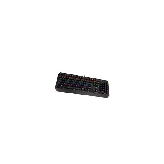 TECLADO GAMER BALAM RUSH HAVOC KG740 / ALAMBRICO USB / MECANICO / ILUMINACION LED / TECLAS PROGRAMABLES / MULTIMEDIA / ESPAY