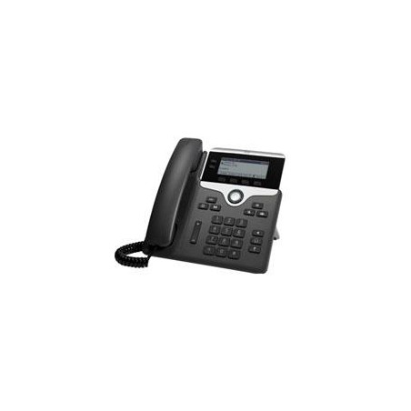 TELEFONO CISCO IP SERIE 7800 COMPATIBLE CON UNA LINEA, CON PANTALLA 3,2Â (384 X106) EN ESCALA DE GRISES UN PUERTO RJ-9 FUEN