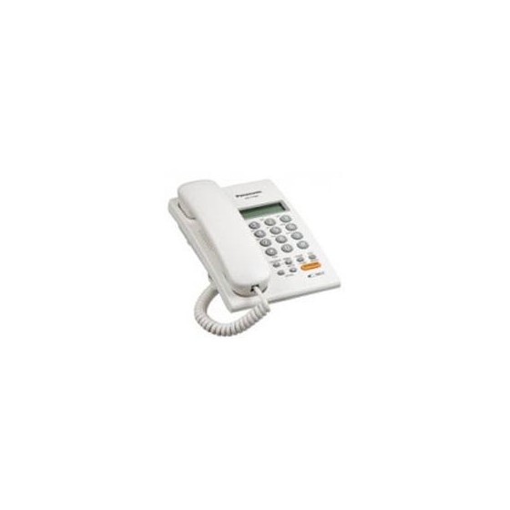 TELEFONO PANASONIC KX-T7705X ALAMBRICO ANALOGO PANTALLA LCD DE 2 RENGLONES ALTAVOZ CON IDENTIFICADOR DE LLAMADAS MEMORIA DE UL