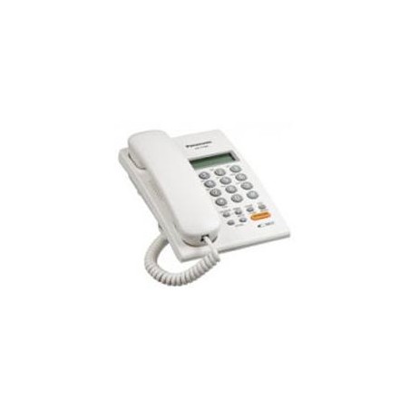 TELEFONO PANASONIC KX-T7705X ALAMBRICO ANALOGO PANTALLA LCD DE 2 RENGLONES ALTAVOZ CON IDENTIFICADOR DE LLAMADAS MEMORIA DE UL