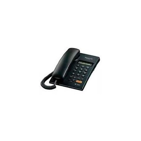 TELEFONO PANASONIC KX-T7705X-B ALAMBRICO ANALOGO PANTALLA LCD DE 2 RENGLONES ALTAVOZ CON IDENTIFICADOR DE LLAMADAS MEMORIA DE 